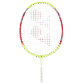 Yonex NANOFLARE 002 ABILITY Graphite Badminton Racquet G4 4u, Colour - Lime & Red, Grip Size - 4 1/2 inches